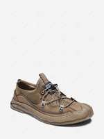 Summer Drawstring Mesh Spliced Casual Shoes