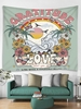 Sun and Letter Print Tapestry