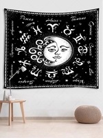 Sun and Moon Graphic Tapestry