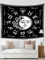Sun and Moon Graphic Tapestry