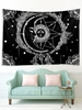 Sun and Moon Print Style Ethnic Tapestry