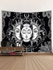 Sun and Star Moon Print Tapestry