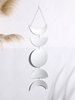 Sun Moon Shape Mirror Wall Hanging