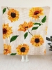 Sunflower Patten Flannel Blanket