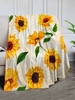 Sunflower Patten Flannel Blanket