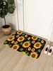 Sunflower Pattern Floor Mat