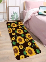 Sunflower Pattern Floor Mat