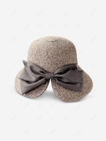 Sunscreen Bowknot Straw Hat