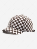 Sunscreen Checkerboard Pattern Baseball Cap