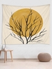 Sunset and Dead Tree Print Tapestry