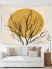 Sunset and Dead Tree Print Tapestry