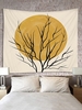 Sunset and Dead Tree Print Tapestry