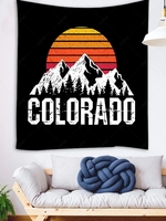 Sunset Colorado Graphic Tapestry