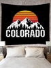 Sunset Colorado Graphic Tapestry