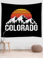 Sunset Colorado Graphic Tapestry