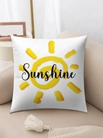 Sunshine Pattern Plush Pillowcase