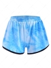 Sweat Tie Dye Dolphin Shorts M Light blue