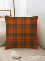 Tartan Pattern Plush Pillowcase