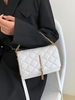 Tassel Chain Embellished Quilted Crossbody Bag