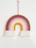 Tassel Design Colorful Rainbow Shape Wall Hanging Decoration
