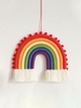 Tassel Design Colorful Rainbow Shape Wall Hanging Decoration