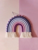 Tassel Design Colorful Rainbow Shape Wall Hanging Decoration