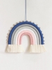 Tassel Design Colorful Rainbow Shape Wall Hanging Decoration