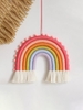 Tassel Design Colorful Rainbow Shape Wall Hanging Decoration