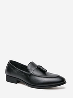 Tassel Embellish Slip On Business Shoes