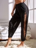 Tassel Tulip Side Beach Pants S Black
