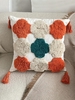 Tasseled Detail Star Textured Pillowcase