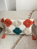 Tasseled Detail Star Textured Pillowcase
