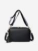 Tassels Decor Zipper Crossbody Bag