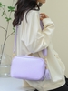 Tassels Decor Zipper Crossbody Bag