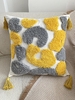 Terry Cloth Panel Tassel Pillowcase