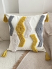 Terry Cloth Panel Tassel Pillowcase