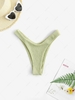 Textured Bikini Bottom L Green