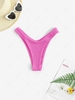 Textured Bikini Bottom L Light pink