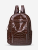Textured Casual Student Backpack