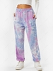 Tie Dye Pocket Jogger Pants S Light purple