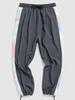 Tie Dye Print Pants Xs Dark gray
