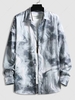 Tie Dye Shirt M Gray cloud