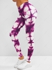 Tie Dye Skinny Leggings Purple
