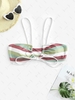 Tie Front Bikini Top L