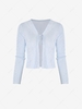 Tie Front Cardigan Light blue