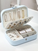 Two-layer Velvet Jewelry Storage Box