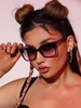 Two-tone Color All-match Sunglasses
