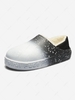 Two Way Ombre Fleece Lined Closed Toe Slippers