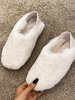 Two Way Plush Slip On Flat Shoes