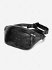 Two Way Zip PU Waist Bag